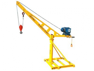 Portable Construction Crane for Lifting, Shifting, Installing and Maintaining
