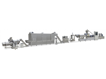 Extruded Baked Snacks, Direct Expanded Snacks Processing Line