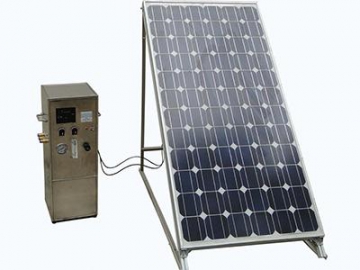 Solar-powered Desalination System Photovoltaic Reverse Osmosis (PVRO) for Seawater Desalination