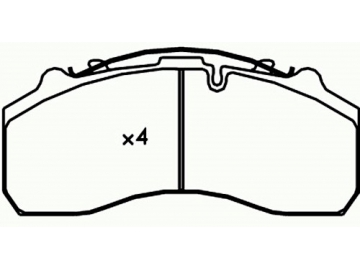 Brake Pads for MAN Commercial Vehicle