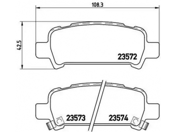 Brake Pads for Subaru Passenger Vehicle