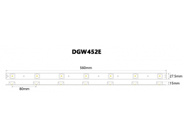 DGW450E / DGW451E / DGW452E Side-emitting LED Light Bar
