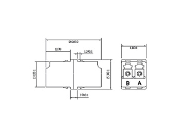 LC Adapter, Simplex/ Duplex LC Fiber Optic Adapter