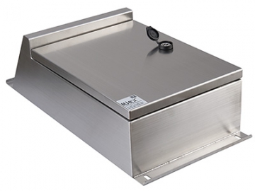 Sloping Roof Enclosure, Wall Mount Stainless Steel Electrical Enclosure, IP66