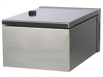 Stainless Steel Enclosure with Double Layer Top, Wall Mounted, Turn Latch, IP66