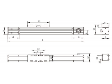 Linear Module for Heavy Loads, Series KNK65S