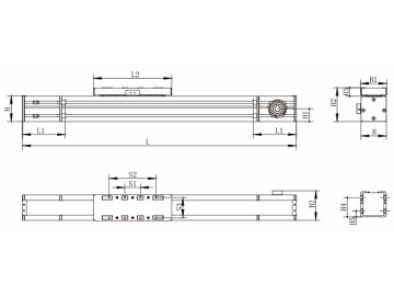 Linear Module for Heavy Loads, Series KNK80S