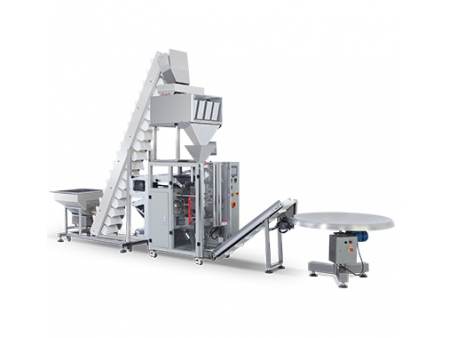 Vertical Form Fill Seal Machine with Linear Weigher, L420DL-D4T
