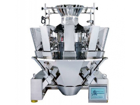 Vertical Form Fill Seal Machine with Multihead Weigher, L4T620-D14T