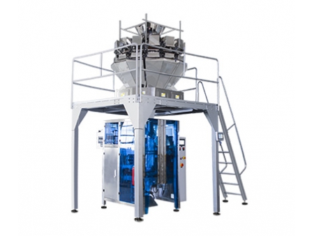 Vertical Form Fill Seal Machine with Multihead Weigher, SK-L420/520/620/720/820-D14