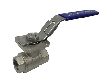 2 Piece SS 316 Ball Valve with ISO5211 Mounting Pad
