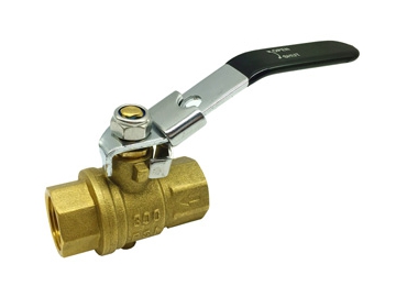 Auto Drain Safety Exhaust Brass Ball Valve With Lockable Handle