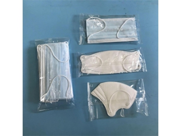 3 Side Seal Flow Wrap Machine                    Face Mask Packaging