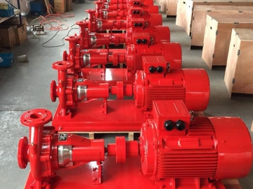PSMF series End Suction Fire Pump  (Bare Shaft, Electric Motor Driven)