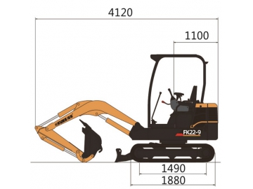 Mini Excavator, FK22-9