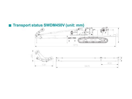 Rotary Drilling Rig, SWDM450V