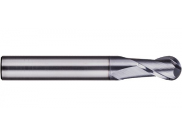 UC-B2  General Purpose Solid Carbide End Mill - Ball Nose - 2 Flutes