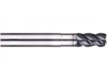 X-CN4  High Performance Variable Helix End Mill - Square End - Chamfer - 4 Flutes - Long Neck
