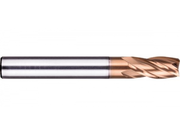 H-S4  Solid Carbide End Mill for Hardened Steel Machining - Square End - 4 Flutes