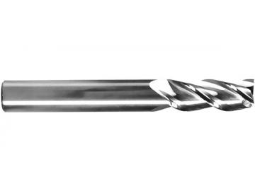 A-R3/RS3  Solid Carbide End Mill for Aluminum Alloy Machining - Corner Radius - 3 Flutes