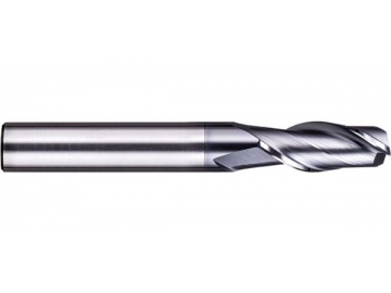 S-S2  Solid Carbide End Mill for Stainless Steel Machining - Square End - 2 Flutes
