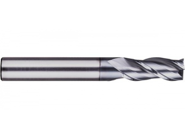 S-R3  Solid Carbide End Mill for Stainless Steel Machining - Corner Radius - 3 Flutes