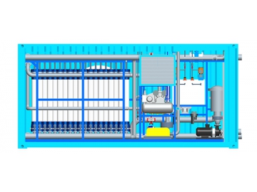 Containerized CMF Water Purification System  Mobile Water Treatment Plant with Continuous Membrane Filtration