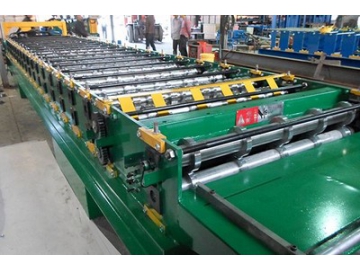 YX18-838 Corrugated Roof Panel Roll Forming Machine