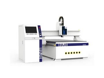 Contour Cutting CNC Router with Oscillating Knife