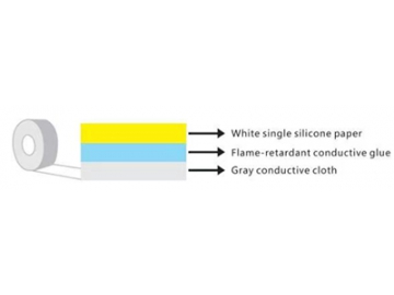 Flame-Retardant Conductive Cloth Tape, MZ-ZD9708