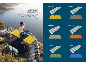 IXPE Foam Egg Crate Sleeping Pad, Single Sleeping Mat