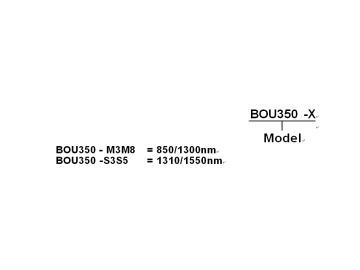 BOU350 Series Optical Laser Source