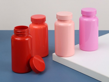 Plastic Packer Bottle (Shades of Red & Pink), SP-1003