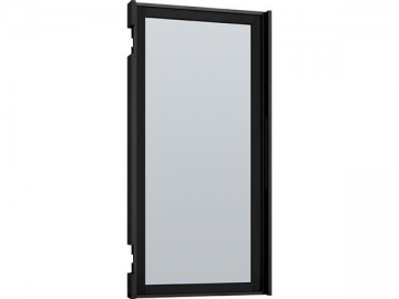 Aluminum Frame Glass Door with Pin Hinge