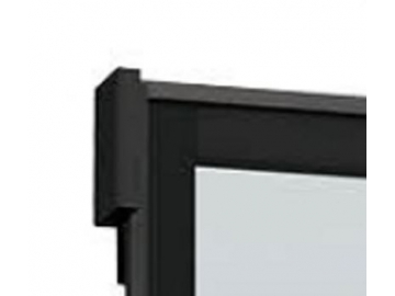 Aluminum Frame Glass Door with Pin Hinge