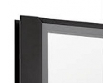 U-Shaped Aluminum Frame Glass Cabinet Door