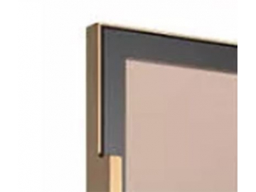 Aluminum Frame Glass Cabinet Door with Concealed Frame