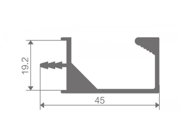 Aluminum G-section Handle