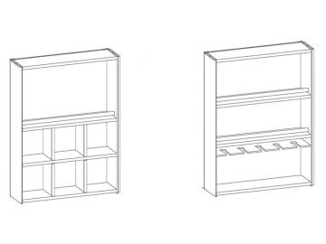 Open-front Aluminum Storage Cabinet