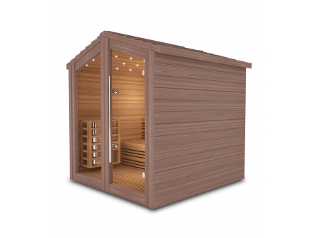 6-Person Traditional Outdoor Sauna, DX-7661