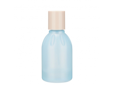 Blue Oval Perfume Bottle