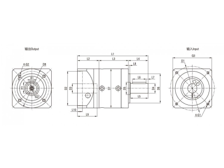 ZDE   Spur Gear Planetary Gearbox