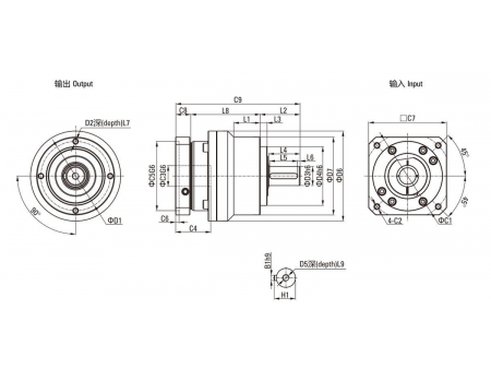ZE   Helical Gear Planetary Gearbox