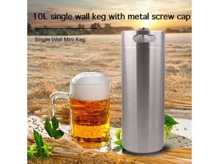 10L Single Wall Mini Keg