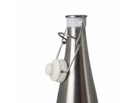 1L Stainless Steel Beer Bottle with Swing Top Cap