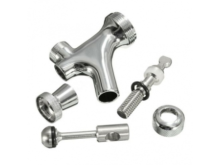 Polished Stainless Steel Beer Faucet