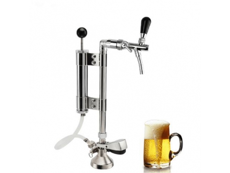 Flow Control Chrome Plated Copper Beer Faucet