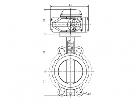 Electric Actuated Butterfly Valve