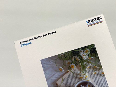 Enhanced Matte White Fine Art Paper