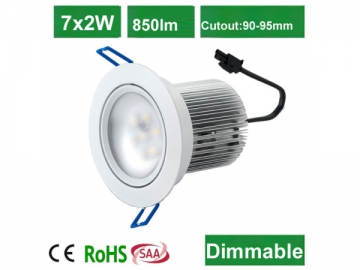 DL09106 7x2W High Power LED Downlight